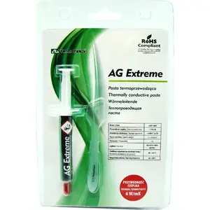 Термопаста AG TermoPasty AG Extreme 3 г, теплопроводящая паста для охлаждения CPU/GPU