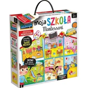 Обучающая игра Lisciani Gra Montessori Moja szkoła — развивающая игра по методу Монтессори для детей
