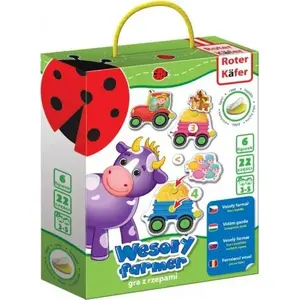 Rotaļlietu traktors Roter Kafer Wesoły farmer, ražotājs roter kafer, modelis 320455 — bērnu rotaļlieta
