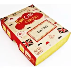 Набор карточек Creativo Fun Card English Can/Can't – Creativo 380993, карточки для английской грамматики