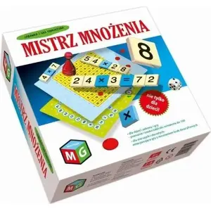 Educational board game Multigra Mistrz mnożenia — Multigra (math multiplication practice)