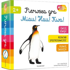 Board Game Egmont Miau! Hau! Kwa! Pierwsza Gra AMD – family animal-themed first game