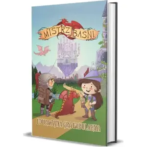 Role-playing educational game Szkoła Wyobraźni Mistrz Baśni – board/card storytelling kit, Polish edition