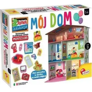Развивающая игра Lisciani Montessori Maxi «Мой дом» — настольный обучающий набор для детей