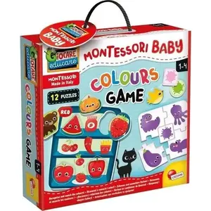 Обучающая игра с цветами Lisciani Gra Montessori Baby - GXP-917062, для раннего развития цветового восприятия