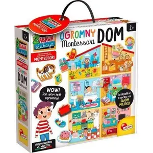 Обучающая игрушка Lisciani LISCIANI MONTESSORI OGROMNY DOM — интерактивный Монтессори набор