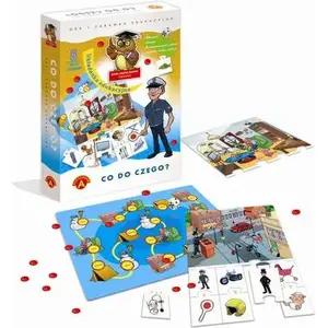 Board puzzle Alexander educational matching game 'Co do czego' – Alexander 1325