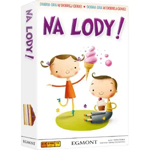 Книга Egmont — «Na lody» (Игры), польская версия, 125×40×195 мм, сертификат FSC