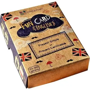 Workbook Creativo Fun Card English: Present Simple & Present Continuous (exercise cards)