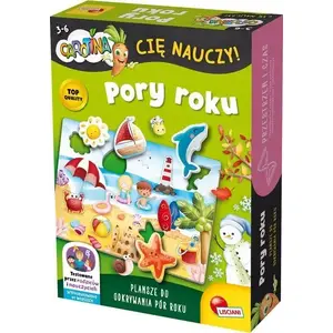 Настольная обучающая игра Lisciani Gra Carotina - Pory roku (детская развивающая игра)