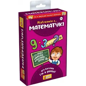 Обучающая игра Lisciani I'm a Genius — Mistrzowie z Matematyki (математическая развивающая игра)