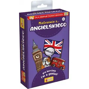 Обучающая игра Lisciani I'M A GENIUS MISTRZOWIE z angielskiego – набор для изучения английского