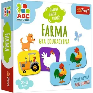 Puuzle TREFL GRA FARMA ABC Malucha — bērnu izglītojošs puzlis «Farma», MPN 01944 TR