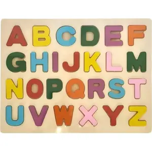 Wooden Alphabet Letters TEKA Alfabet duże litery – set of large wooden letters, decorative and educational