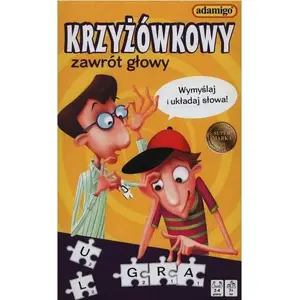 Board game Adamigo puzzle 'Krzyżówkowy zawrót głowy' by Adamigo, model 367194