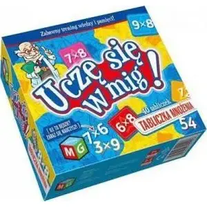 Обучающая настольная игра Multigra Multigra Tabliczka mnożenia - Uczę się w mig, таблица умножения