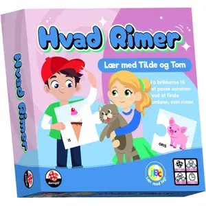 Board Game Danspil Hvad Rimer (DK) — word-rhyme party game, Danish edition
