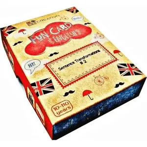 Card set Creativo Fun Card English Sentence Transformations #2 — practice cards for English grammar and sentence transformation