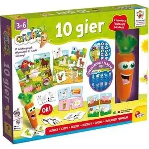Educational toy set Lisciani Carotina – 10 games (Lisciani, model 544198)