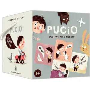 Board game Nasza Księgarnia Pucio. Pierwsze Zabawy – children's language development game, MPN 501160