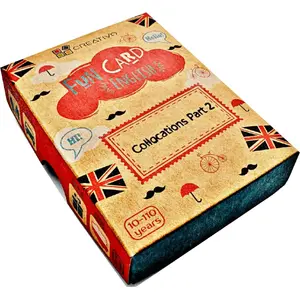 Карточки Creativo Fun Card English Collocations Part 2 — набор карточек для изучения английских словосочетаний