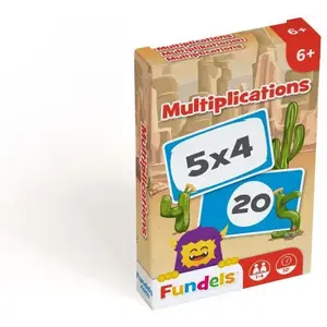 Kāršu spēle Cartamundi Multiplications Mnożenie (mācību dalība — reizināšana) — Cartamundi