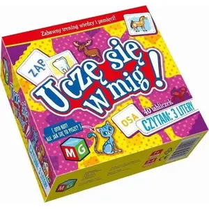 Educational Game Multigra Czytam 3 litery - Multigra board game for learning 3-letter words
