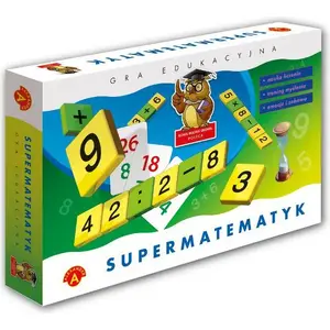 Galda spēle Alexander Super Matematyk (0466) — izglītojoša matemātikas spēle bērniem
