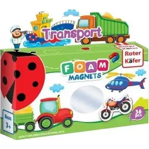 Набор магнитной поролоновой игрушки Roter Kafer Foam Magnets: Transport (международное издание)