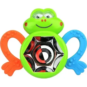 Educational toy teether frog - No name Ż-MAR-KIT-01-60, infant teether and developmental playset