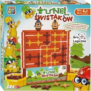 Логический туннель «Świstaków» развивающая игрушка Pro Kids – деревянная Монтессори-головоломка