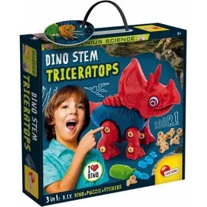 Образовательная игрушка Lisciani I'm a Genius Dino Triceratops — интерактивный STEM-набор