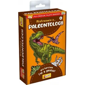 Развивающая игра Lisciani I'M A GENIUS Mistrzowie z Paleontologii — набор для детей: пазлы и викторины по палеонтологии