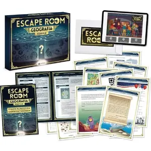 Spēļu komplekts Ei System Gra escape room. Geografia — pabēgšanas istabas spēle (MPN 420509)