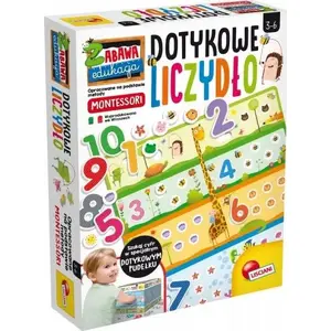 Развивающая игрушка Lisciani Montessori Plus Сенсорное счёты 72453 — тактильное счётило