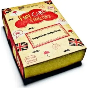 Набор карточек Creativo Fun Card English Preposition — Creativo, модель 381036, обучающие карточки по предлогам английского языка