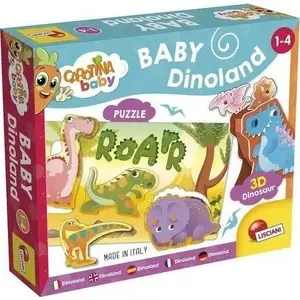 Обучающая электронная игрушка Lisciani Carotina Baby - Dinoland, интерактивное развивающее устройство для малышей