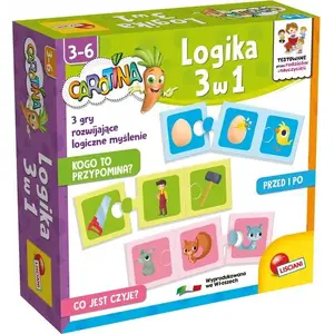 Educational Game Lisciani Carotina Logika 3 in 1 — Lisciani LISCIANI CAROTINA LOGIKA 3 W 1