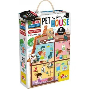 Развивающая игрушка Lisciani Montessori Pet House, модель 304-80120
