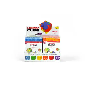 3D puzzle Iuvi Happy Cube Pro display, 24 pieces, colour mix, ages 7–99