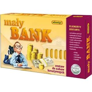 Настольная игра Adamigo Gra planszowa Mały Bank — семейная игра по управлению деньгами (MPN 4119)