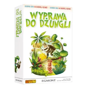 Книга Egmont Wyprawa do dżungli, Games, польская, твердый переплет, 125×190 мм
