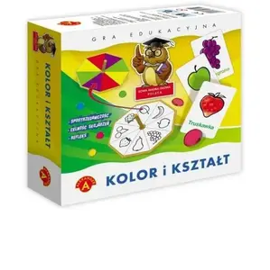 Board game Alexander Kolor i kształt (Learning) — for ages 5+, model 0397