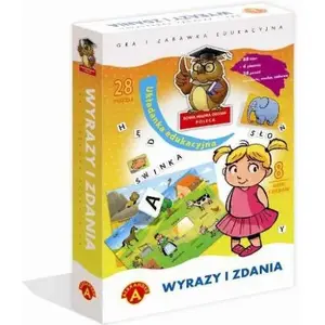 Обучающая игра-пазл Alexander Wyrazy i zdania (1319) — набор карточек для слов и предложений
