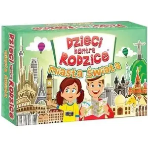 Board game Kangur Gra Miasta Dzieci kontra rodzice by Kangur, family party game