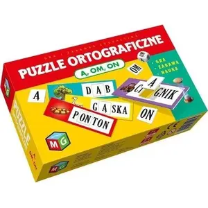 Puzzle ortograficzne Ą OM ON — Multigra ortogrāfijas mīkla izglītībai
