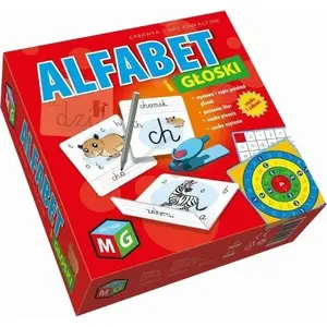 Обучающая игра Multigra Alfabet i głoski от Multigra — настольная игра для обучения буквам и звукам