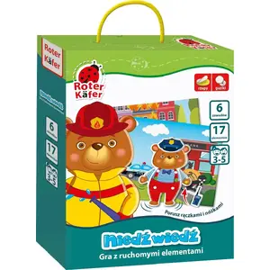 Educational Plush Bear Roter Kafer RK1040-05 – soft toy for learning and play