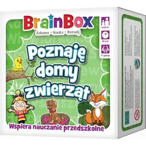 Educational game Rebel BrainBox - Poznaję domy zwierząt (Rebel, card-based memory & quiz activity)