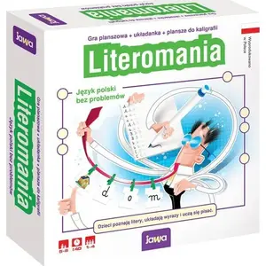 Board game Jawa Literomania (educational) model GR0557 — word and literacy learning
